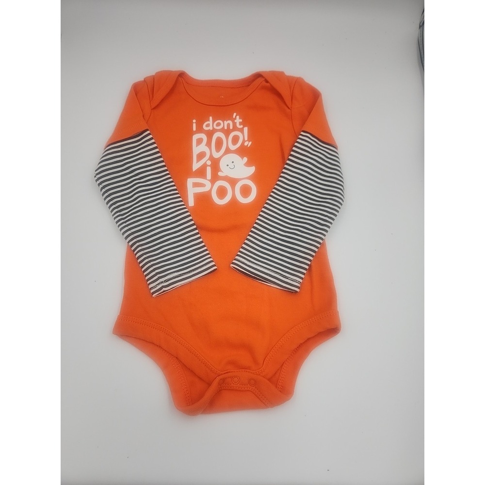 24 Months Halloween "I Don't Boo!, I Poo" Bodysuit Only (One Piece). NWOT.